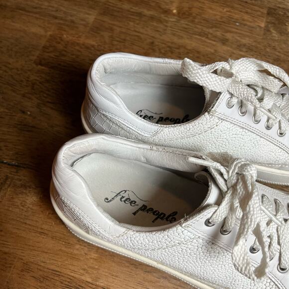 Free‎ People Leatherman Womens Shoes Size 37 Pebbled Leather - Picture 4 of 7